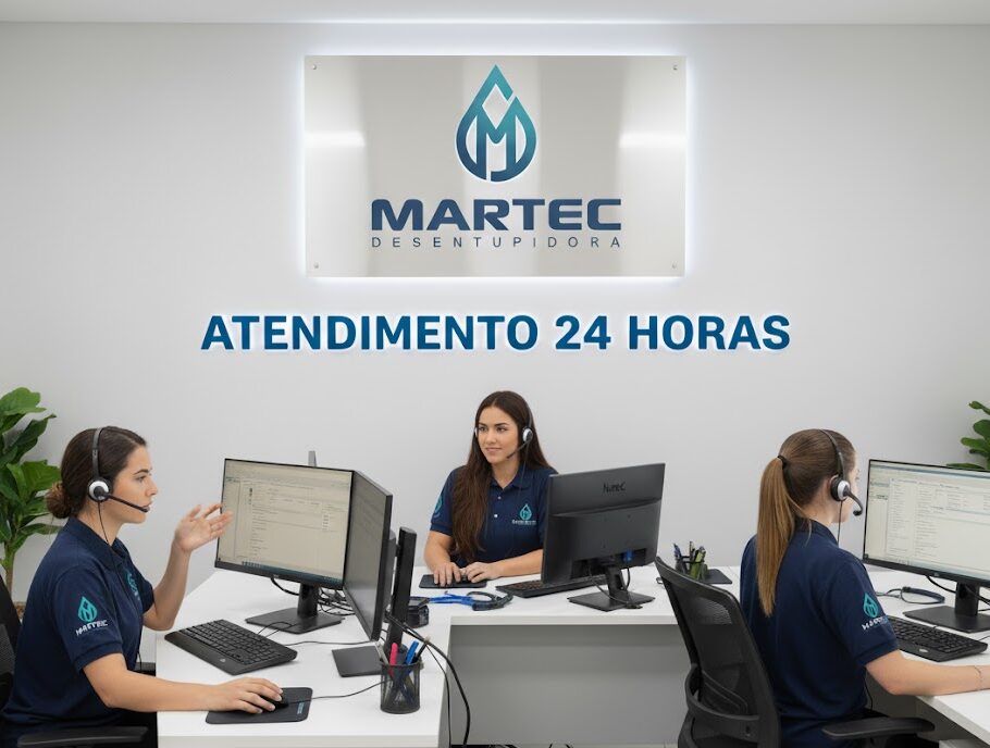 Desentupidora com atendimento 24 horas