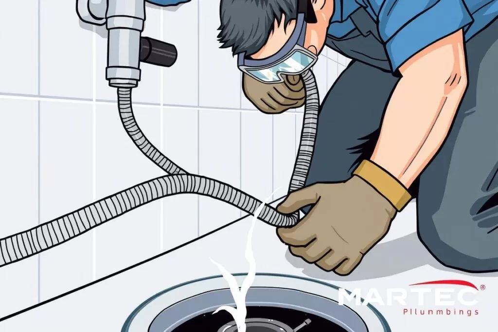 Segurança ao usar mola de desentupir Segurança ao usar mola de desentupir